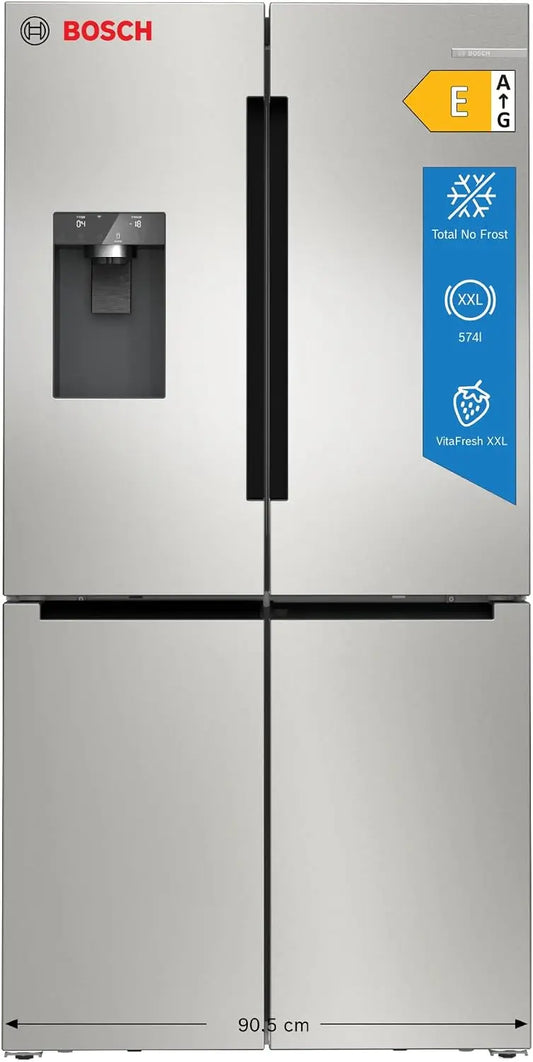 Bosch KFD96APEA Série 6 - Réfrigérateur américain – 574 L, gris