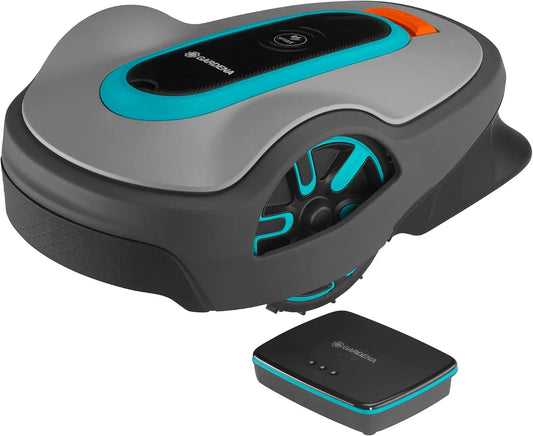 Gardena Tondeuse Robot Smart SILENO City 500 m² Set: Technologie Lona IA innovante – gris/noir