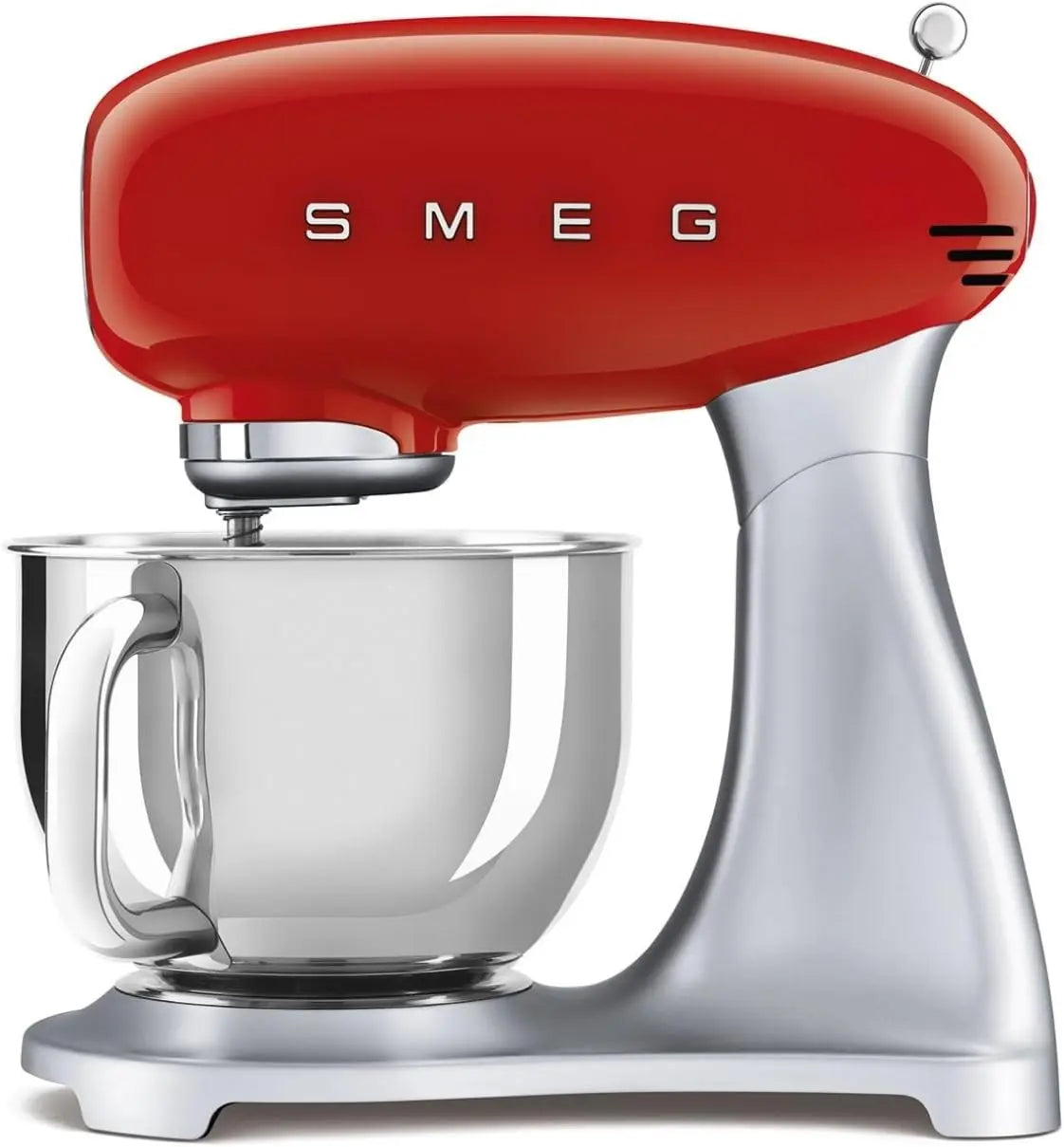 Smeg Robot Pâtissier SMF02RDEU – 800 W, 4,8 L, rouge