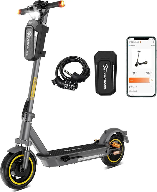 EVERCROSS Trottinette Électrique Adulte – 500 W, gris/noir