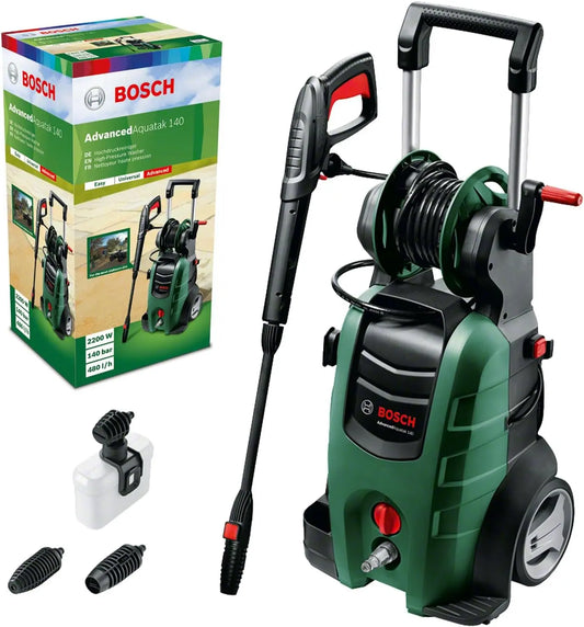 Bosch Nettoyeur Haute Pression AdvancedAquatak 140 – 2100 W, 450 litres, gris/vert/noir