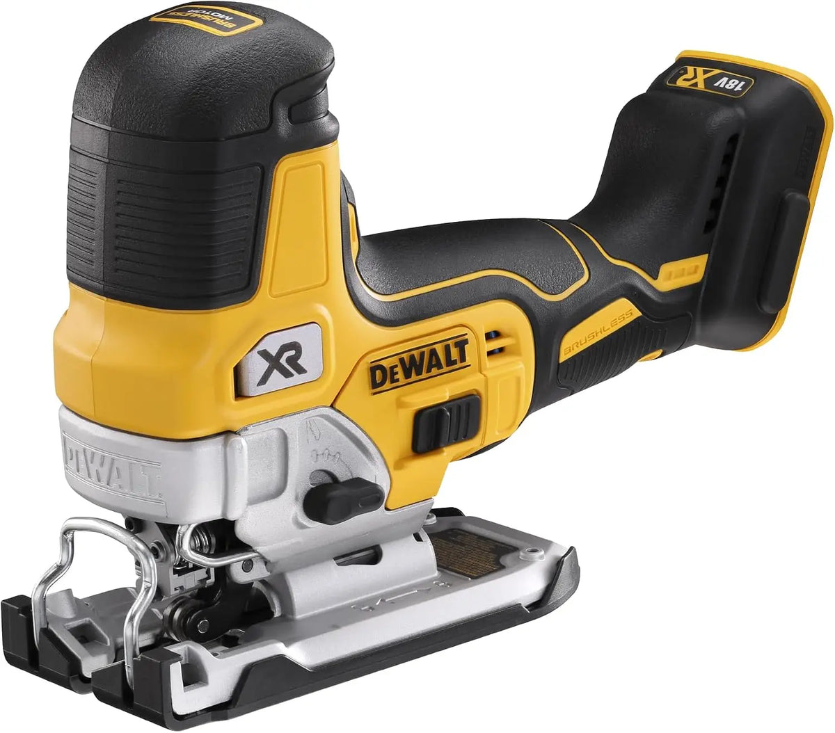 DEWALT Scie sauteuse poignée champignon sans balais 18V XR – DCS335N-XJ, gris/noir