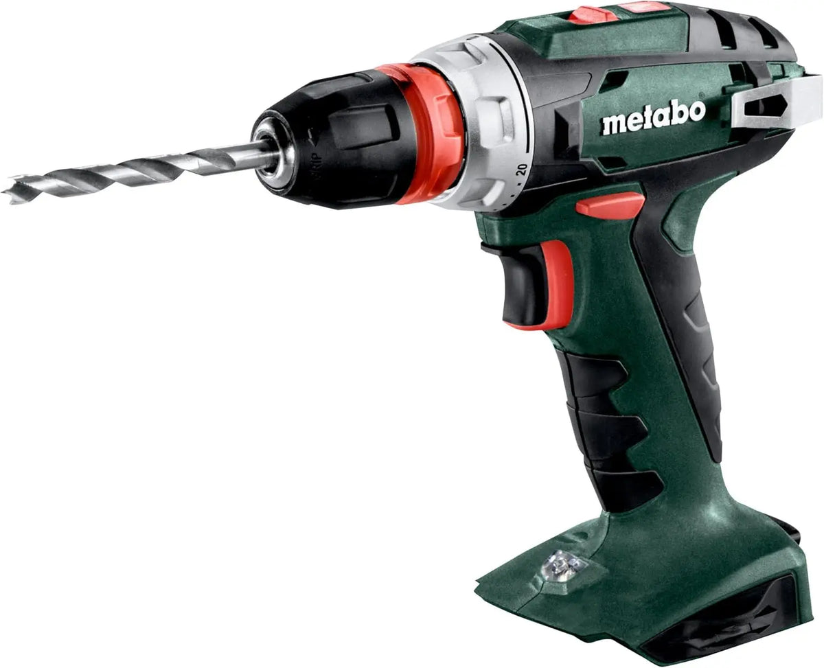 Metabo Perceuse-visseuse sans fil BS 18 Quick 602217840 18 V – 24 Nm / 48 Nm, gris/noir/vert