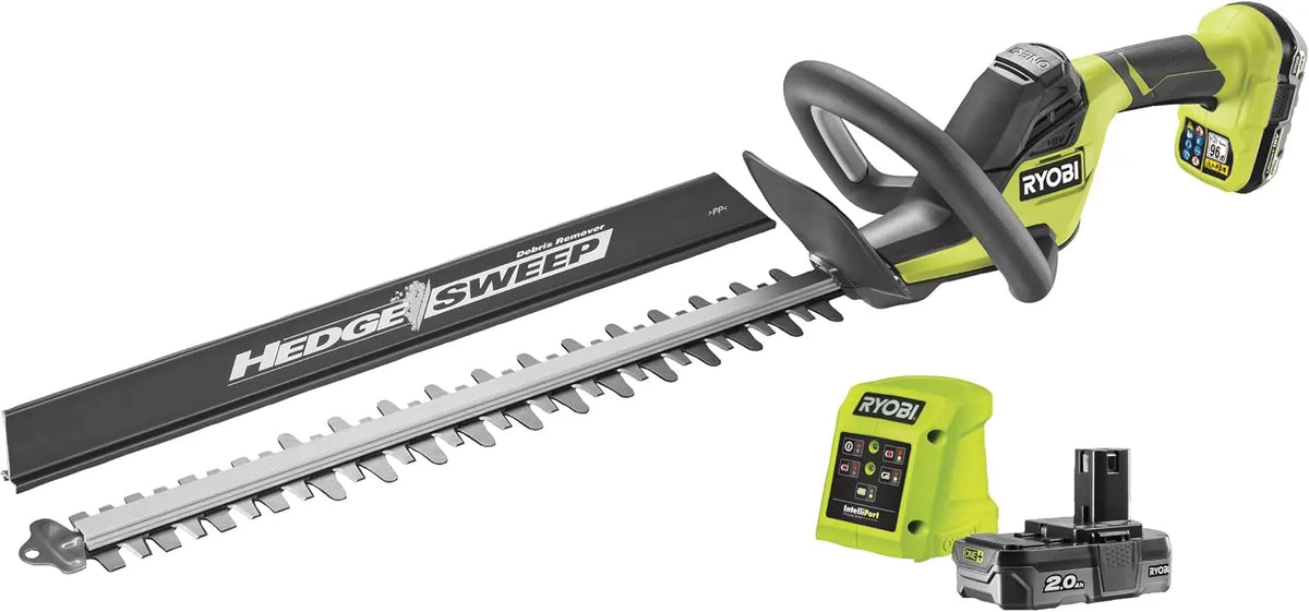 RYOBI Taille-Haies Linea 18V One+ 50 cm RY18HT50A-120 Batterie 2,0Ah – gris