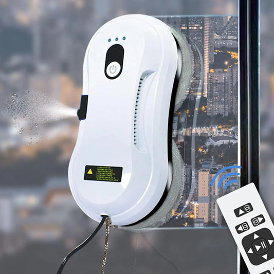 Robot de nettoyage de vitres – 80 W, 30 ml, 500 mAh, 60 Hz / 50 Hz, blanc