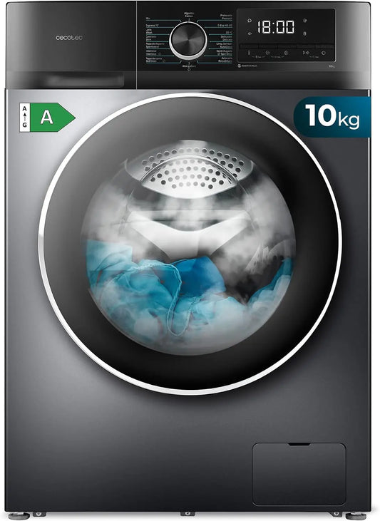 Cecotec Lave linge Frontal Bolero DressCode 7150 Inverter A – gris/noir