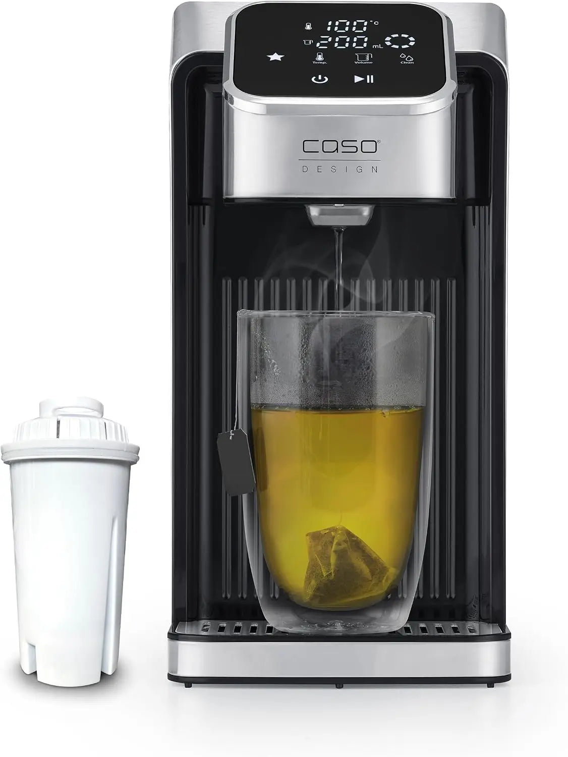 CASO HW 770 Advanced Distributeur d'eau chaude en quelques secondes – 2600 W, gris/noir