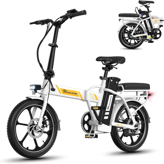 EVERCROSS Vélo Electrique pour Adultes – 250 W, gris/noir