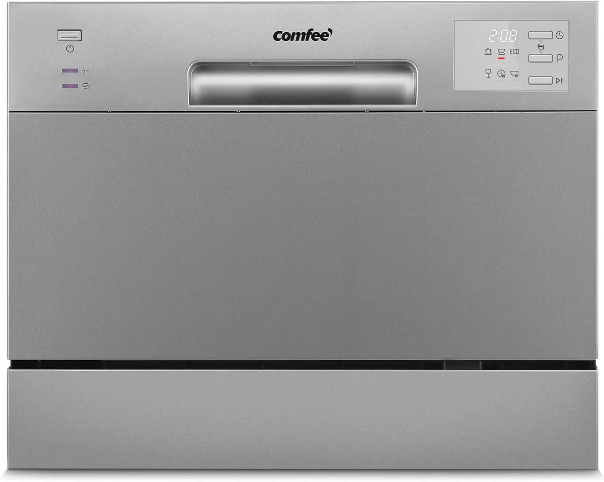 COMFEE' CDWMT0602ESD-EU Lave-vaisselle Compact – 6 Couverts, gris