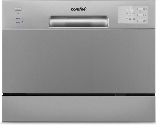 COMFEE' CDWMT0602ESD-EU Lave-vaisselle Compact – 6 Couverts, gris