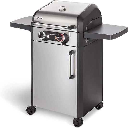 ENDERS - Barbecue Eflow Pro TURBO - Grill électrique - 3 foyers dont 1 Turbo Zone - Switch Grid - Jusqu'à – gris