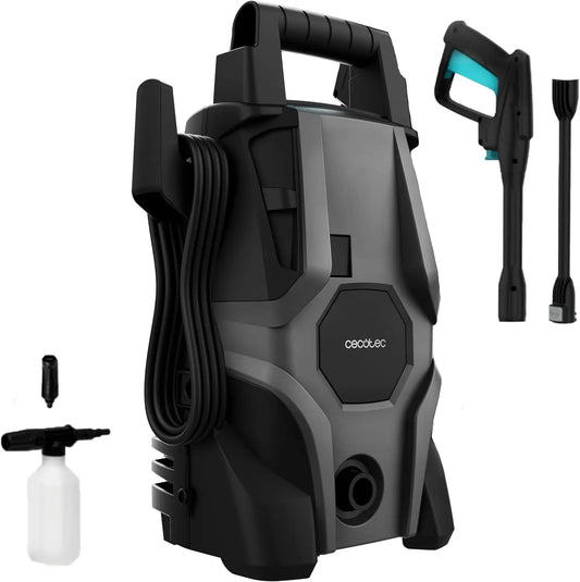 Cecotec Nettoyeur Haute Pression HydroBoost 1400 Essential Plus. 1400W – 426 l/h, noir/gris