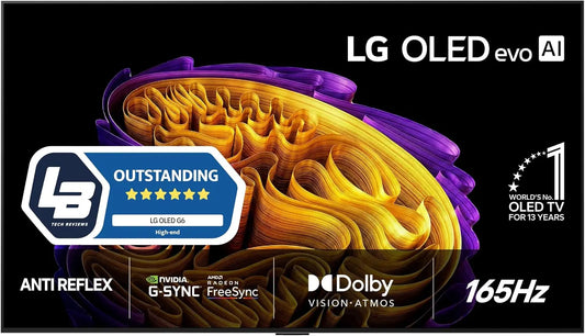 LG téléviseur Evo AI G6 2026 65' OLED UHD 4K - OLED65G64LW – noir