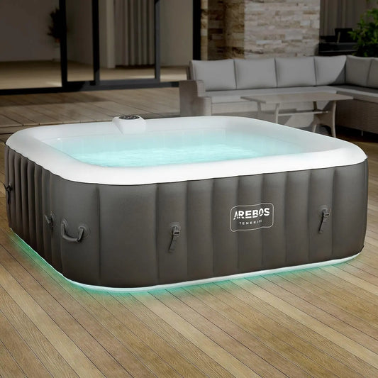 Arebos Spa Gonflable – gris